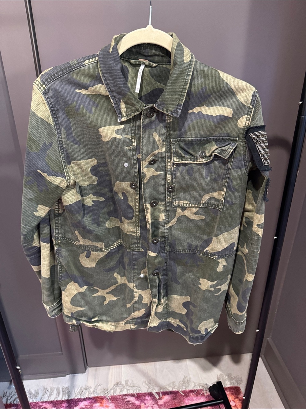 Free People Camo Jacket